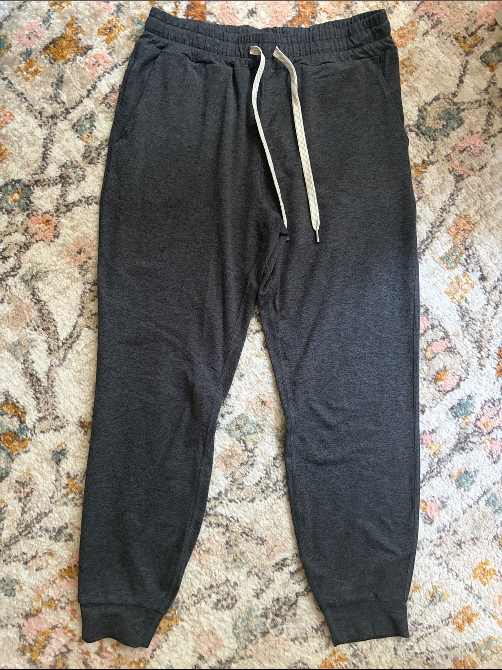 Vuori Dark Charcoal Drawstring Jogger Pants